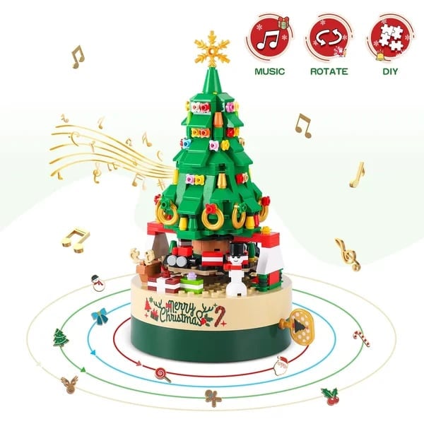 Christmas Tree Building Blocks Set