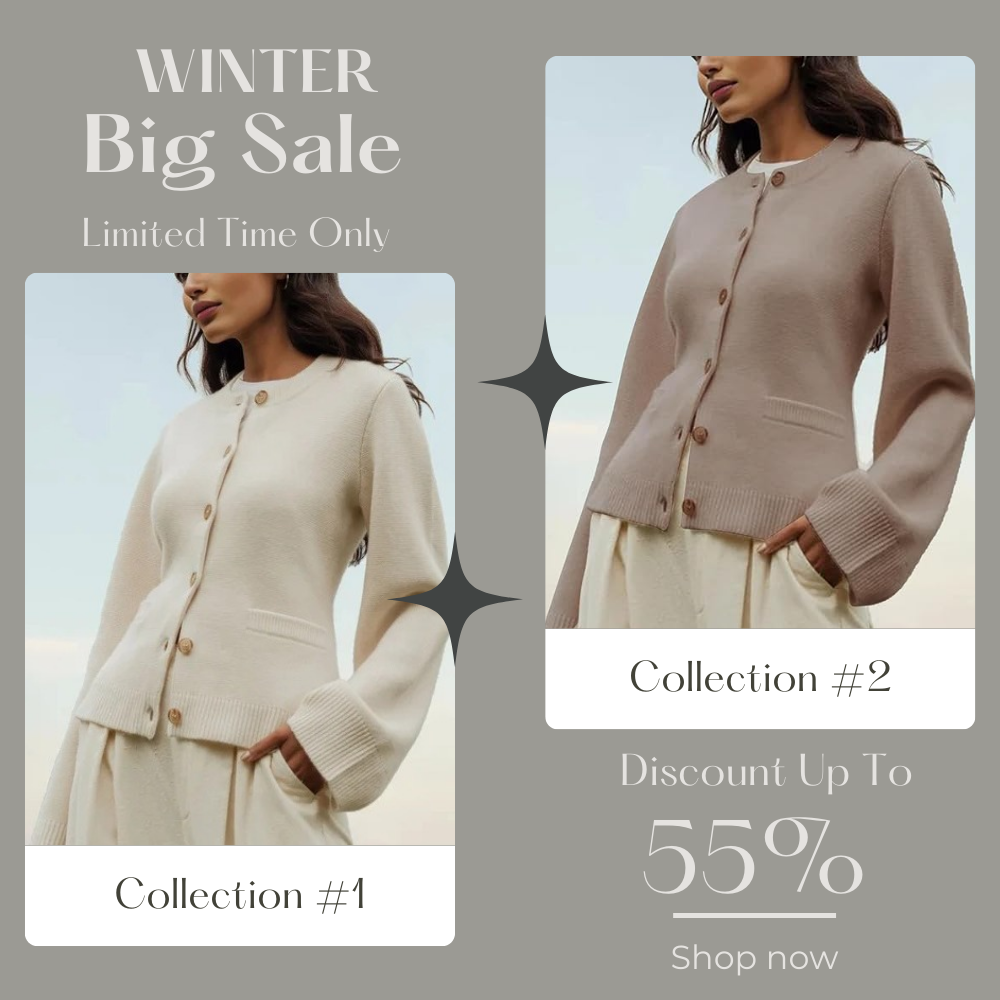 Cool Winter Savings- Limited Time Only! Ultra-Soft Button Cardigan