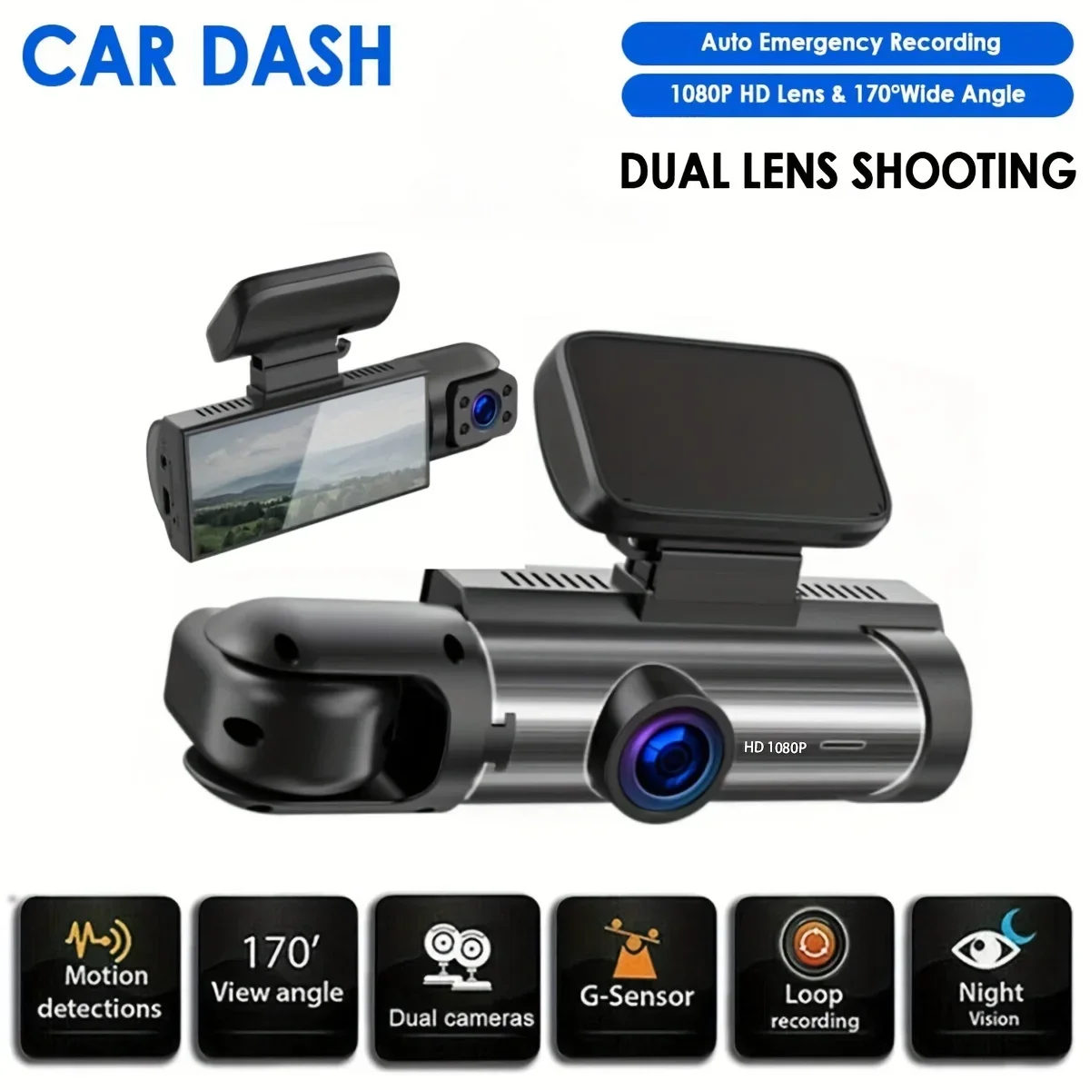 Dash Camera Front And Inside