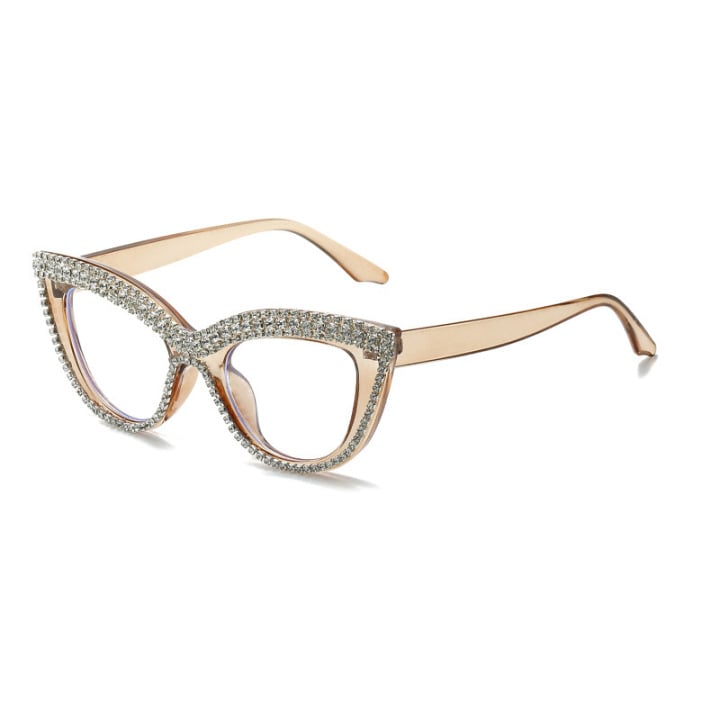 DIAMOND CAT-EYE READING GLASSES