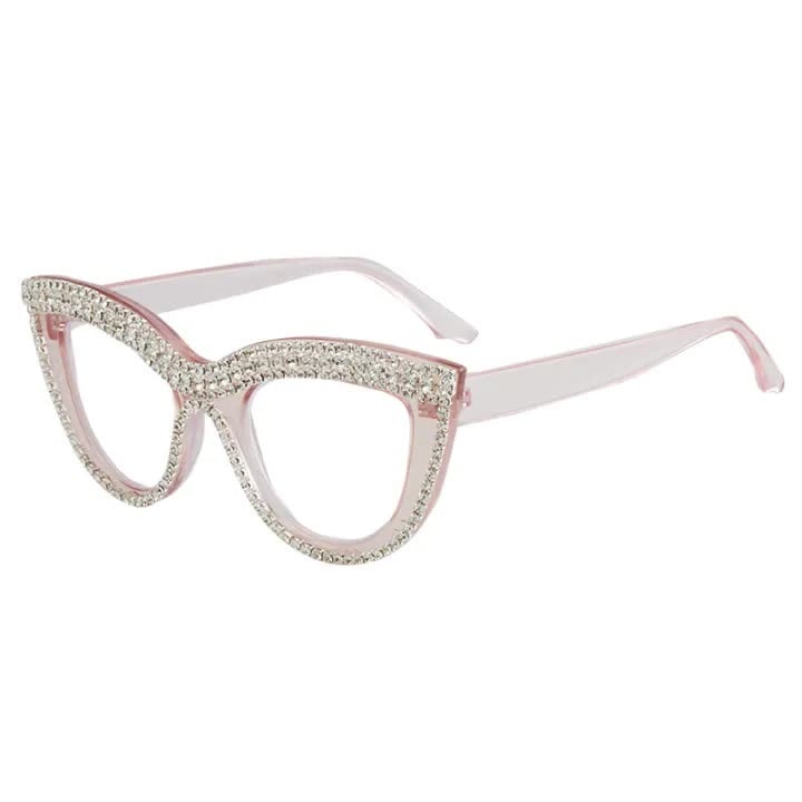 DIAMOND CAT-EYE READING GLASSES