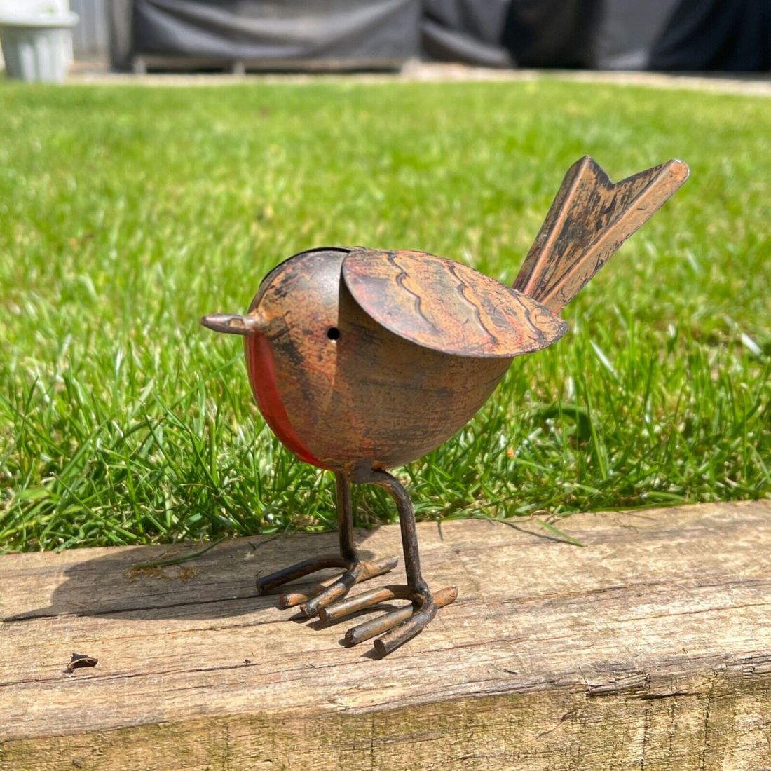 Early Christmas 49% OFF - Vintage Handcrafted Robin Ornament | Metal Art | Holiday Gifts