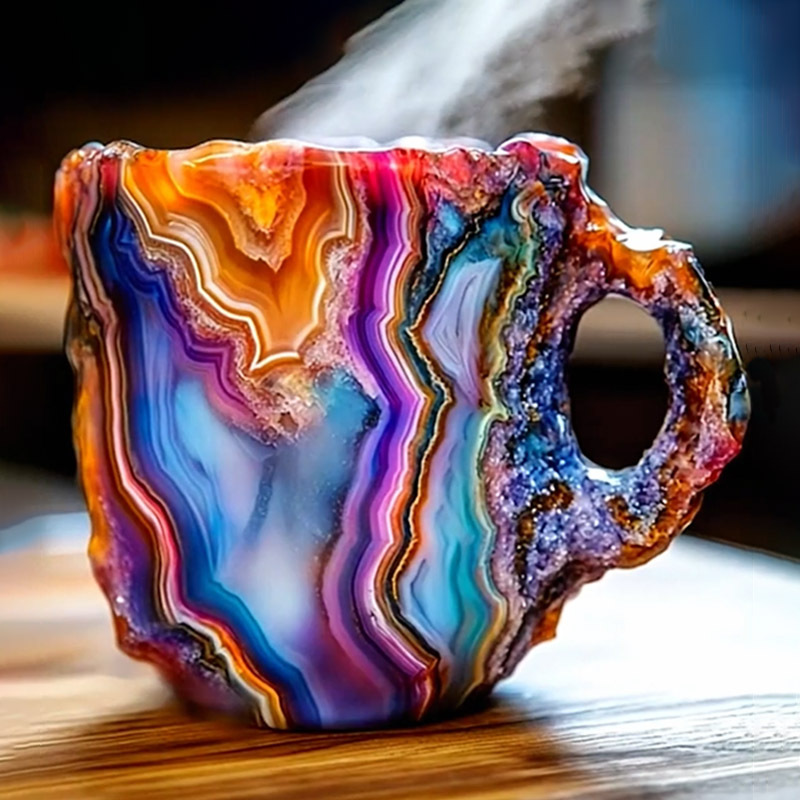 Early Christmas Sale - 2024 New Mineral Crystal Coffee Mugs