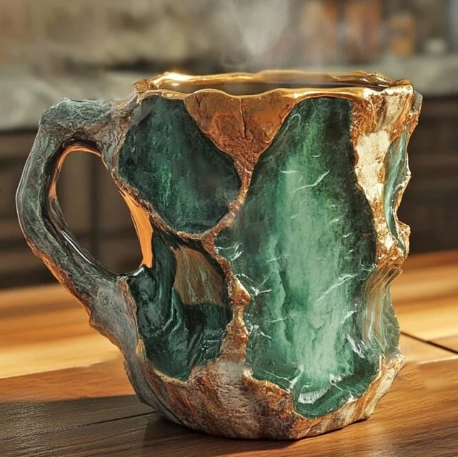 Early Christmas Sale - 2024 New Mineral Crystal Coffee Mugs