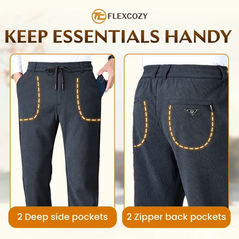 FlexCozy - Last day 70% OFF - Cozy Stretch Corduroy Pants for Seniors