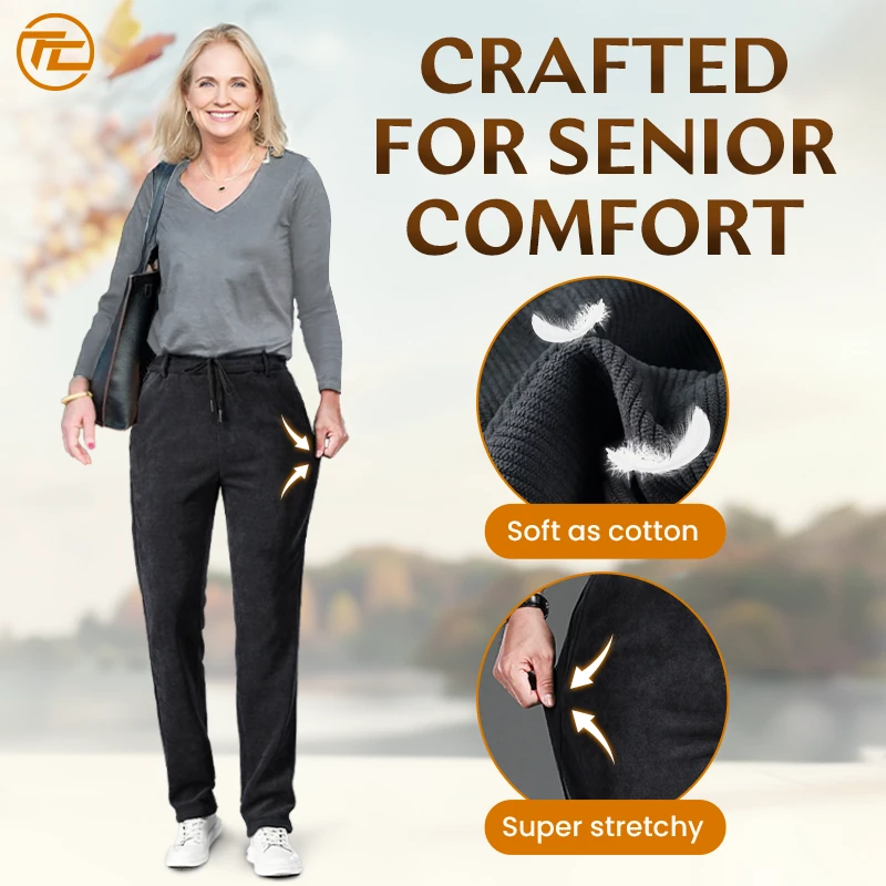 FlexCozy - Last day 70% OFF - Cozy Stretch Corduroy Pants for Seniors