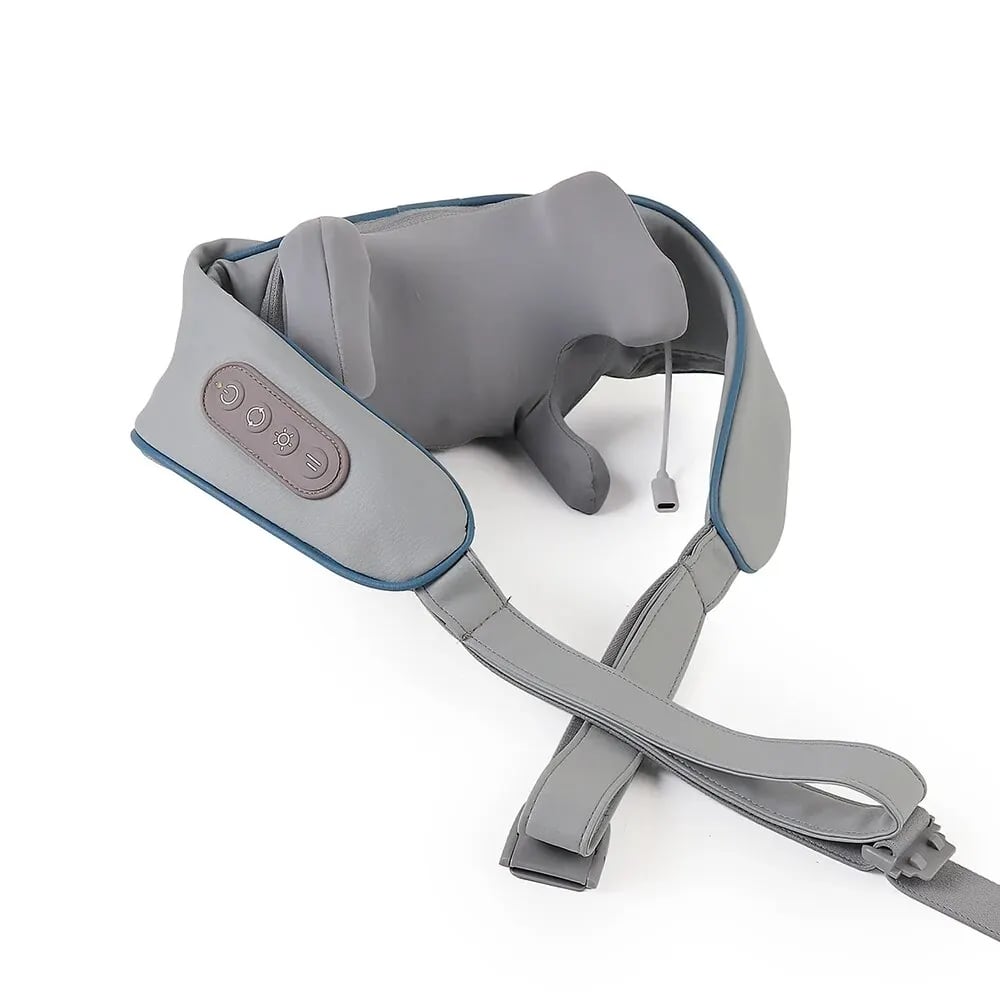 Foreverlily Neck and Shoulder Massager - Wireless Shiatsu Kneading for Neck and Back Relief