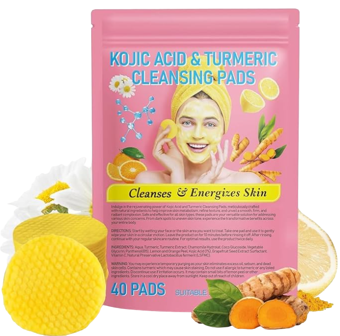 GlowFusion: Turmeric Kojic Acid Facial Pads