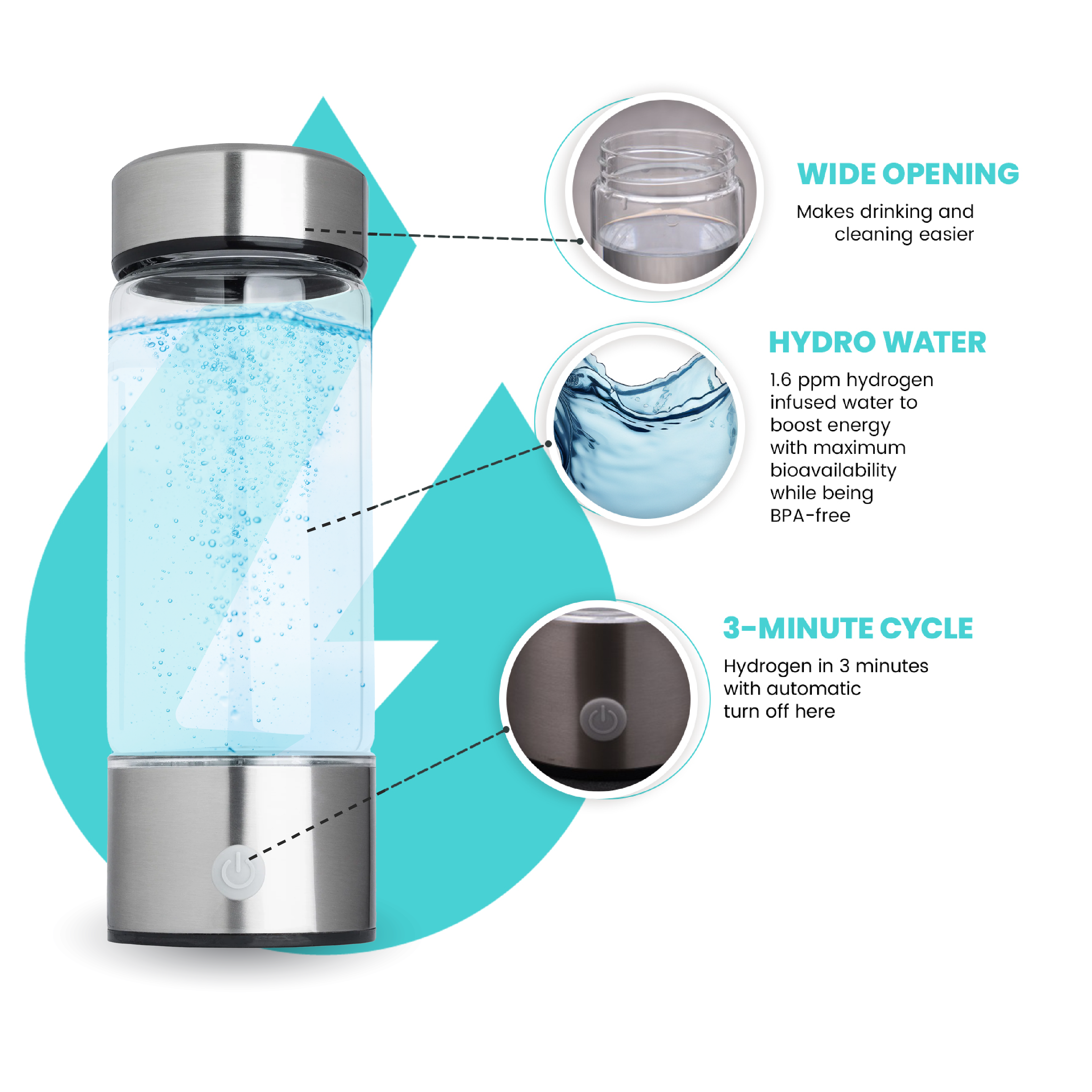 Hydrogen Water Bottle