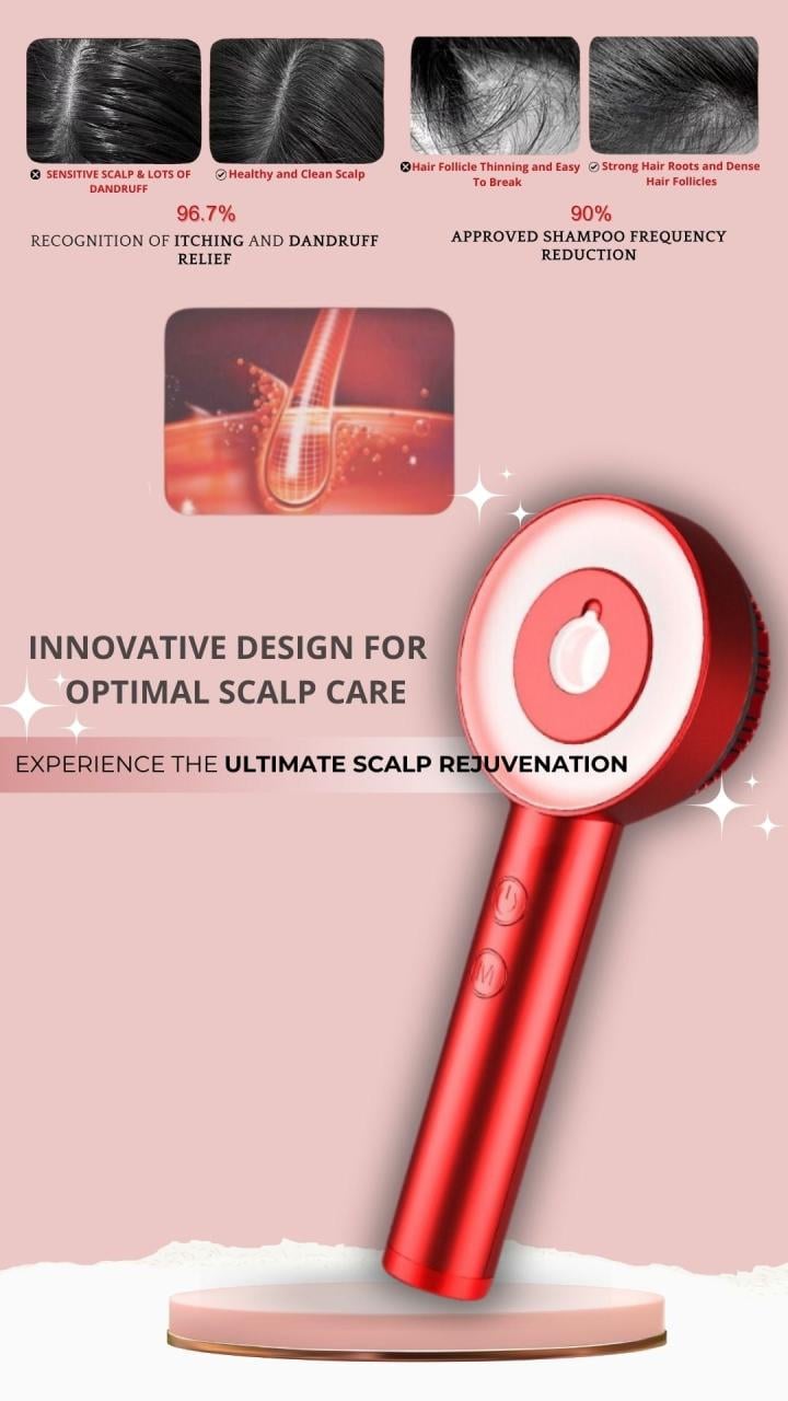 Infrared Scalp Massager - Hair Care Therapy