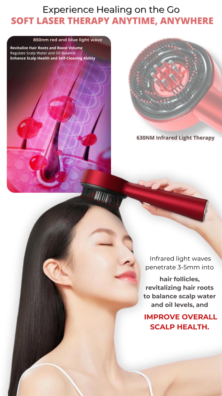 Infrared Scalp Massager - Hair Care Therapy