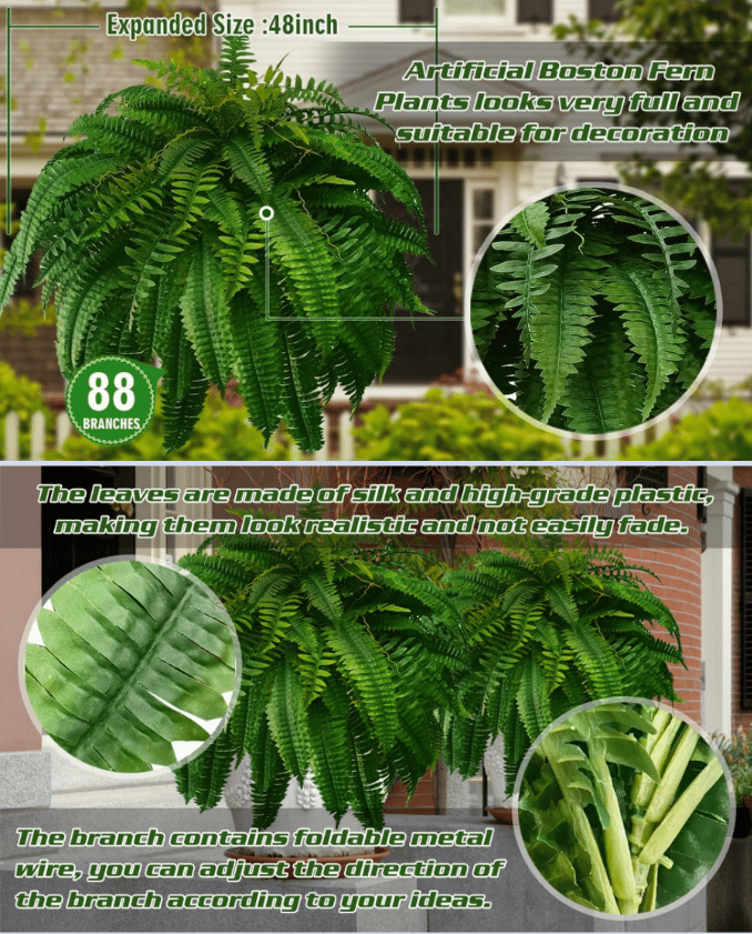 Last Day 70% OFF- Real Touch Boston Fern