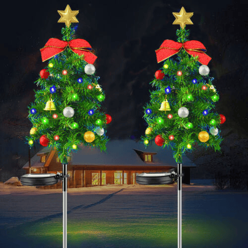 Last Day 75% OFF - Solar Christmas Trees Lights