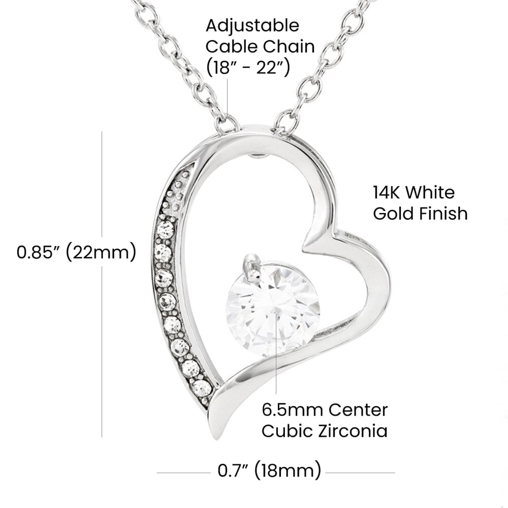 Let's Start Over - Apology Gift For Her - Forever Love Necklace