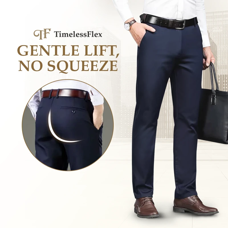 Men's High Stretch Straight Fit Pants