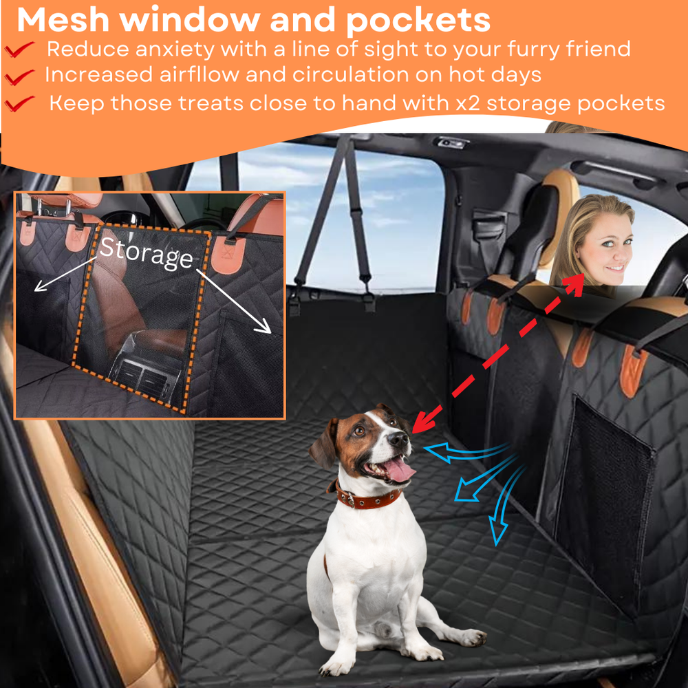 Premium Hard Bottom Dog Car Seat Protector