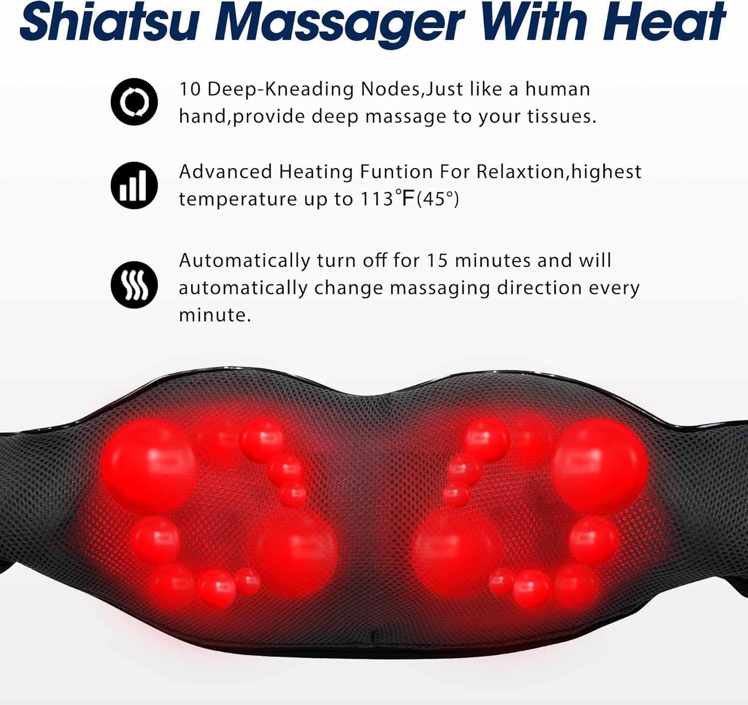 Shiatsu Neck and Back Massager