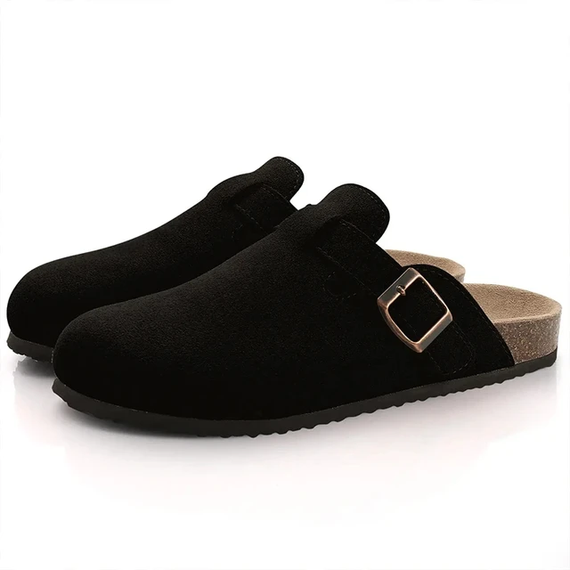 Suede Clogs