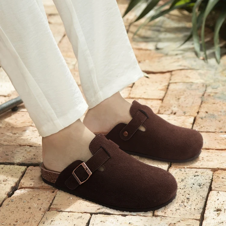 Suede Clogs