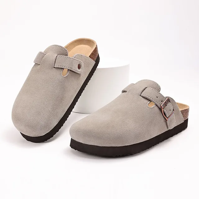 Suede Clogs