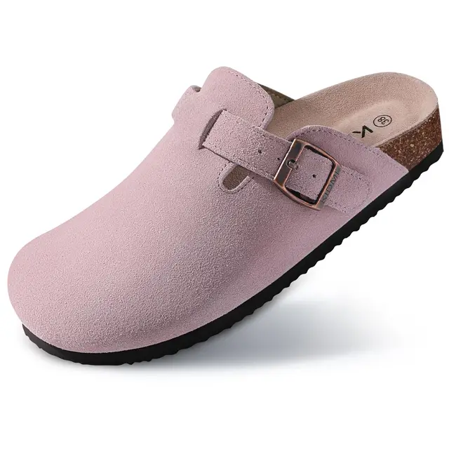 Suede Clogs