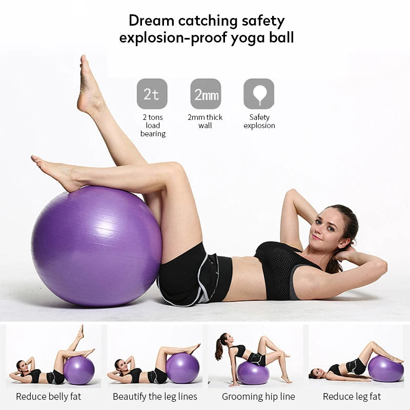 Thickened PVC Yoga Fitness Ball