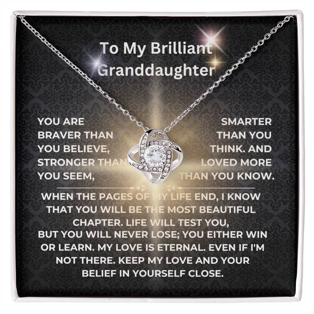 To My BRILLIANT GRANDDAUGHTER - GiftSet - YB0215