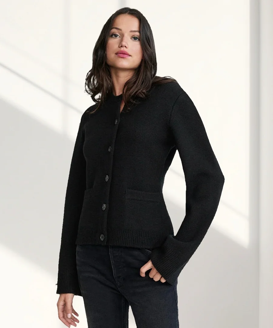 Ultra-Soft Cashmere Button Cardigan