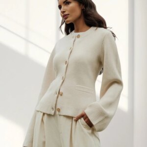 Ultra-Soft Cashmere Button Cardigan