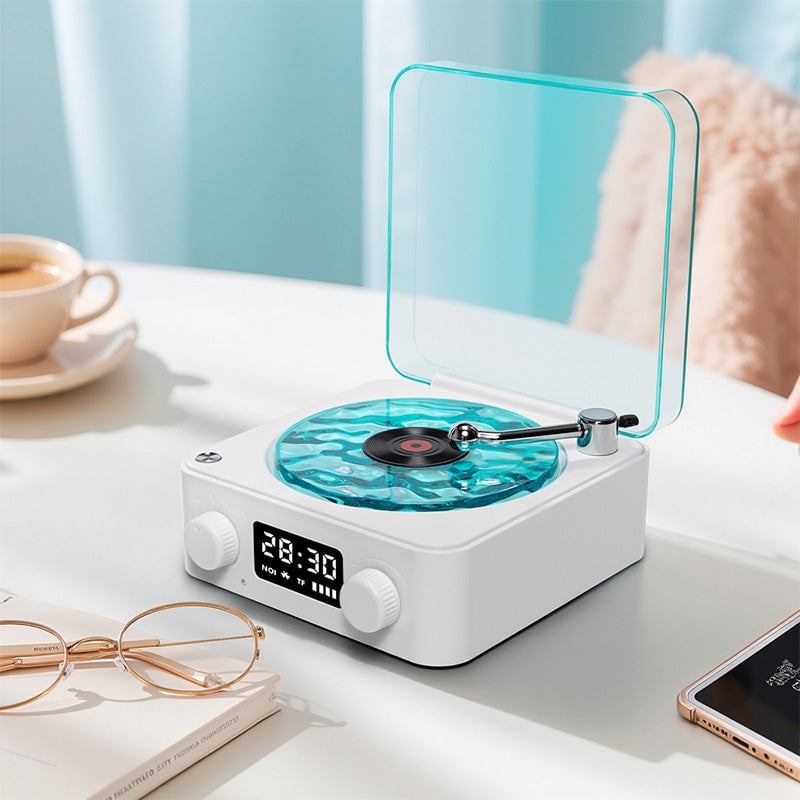 Waves Retro Bluetooth Vinyl Record Player