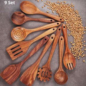 Wooden Teak Utensil Set